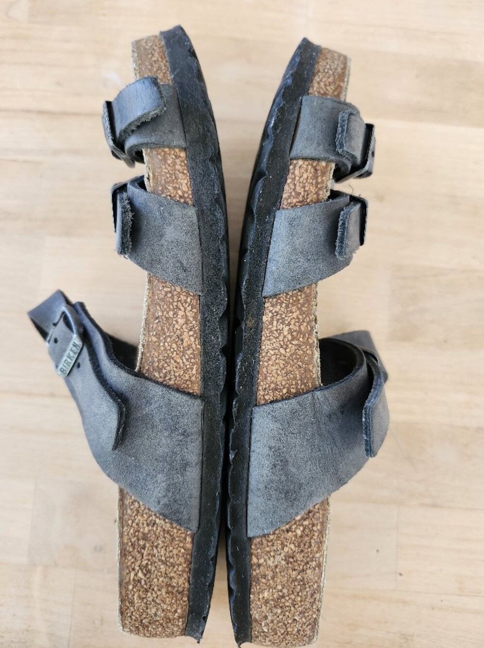 Franca Birkenstock Charcoal Black Size 39 - Picture 5 of 6